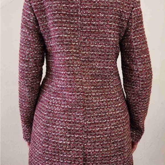 Karl Lagerfeld Maroon Textured Blazer - Picture 15 of 15